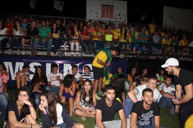 Brazil VS Cameroon at Beirut Fan Park